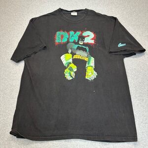 Frank Miller Dark Knight 2 DC Comics 2002 Black Shirt VTG Size 2XL Graphitti